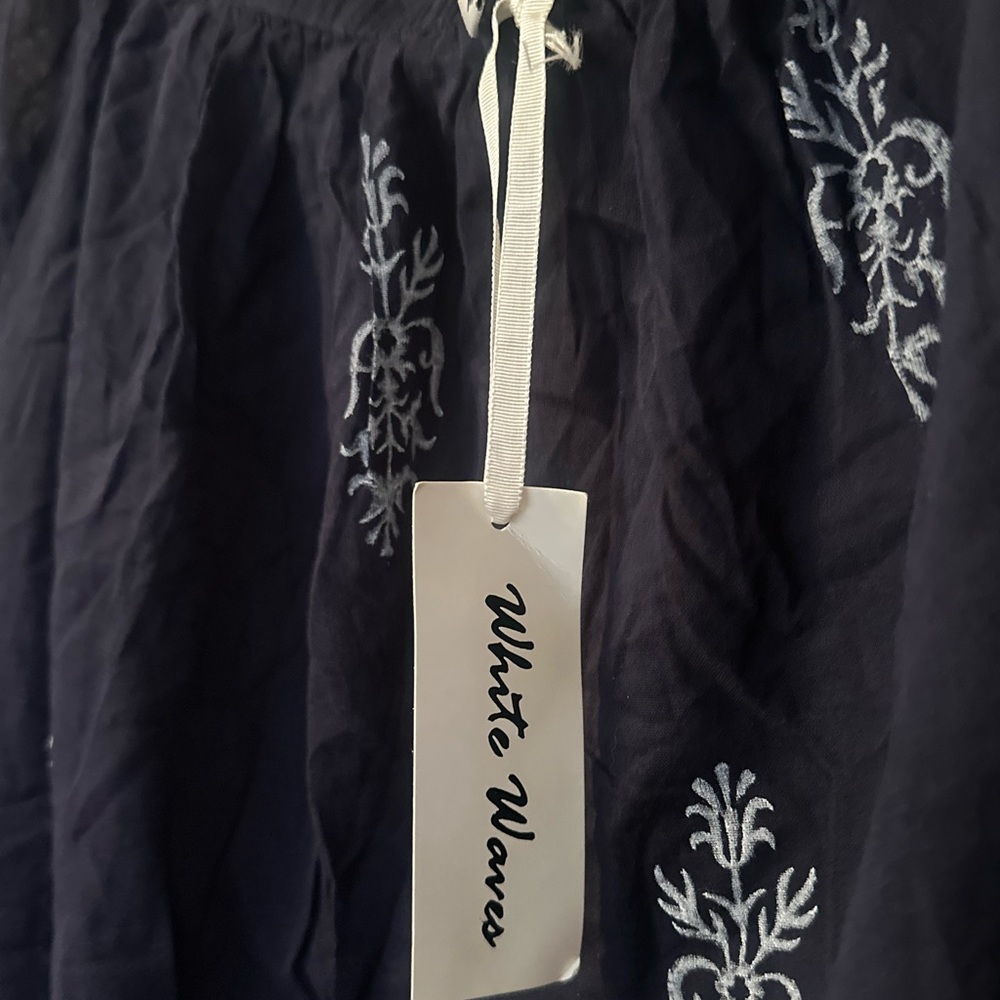 Lightweight Cotton Embroidered Swim Coverup - Picture 3 of 3